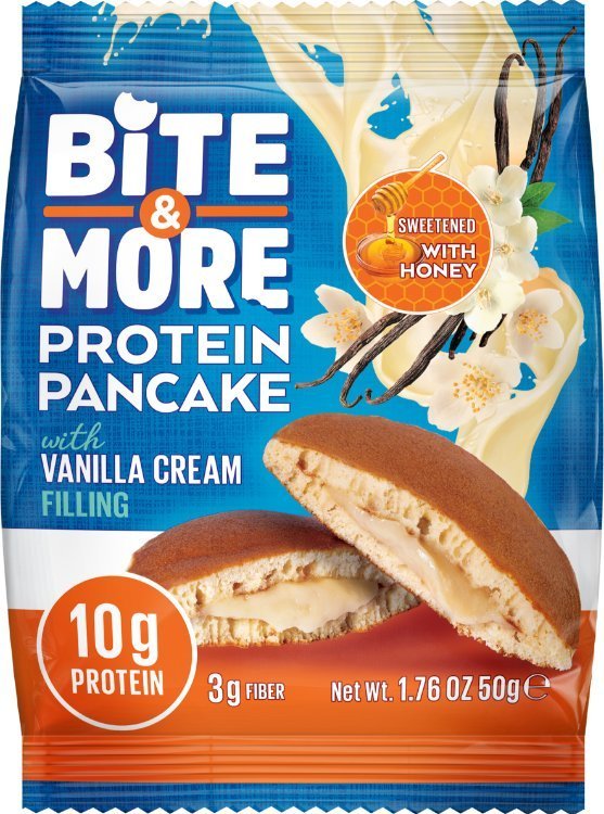 Protein Pancake with Vanilla Cream